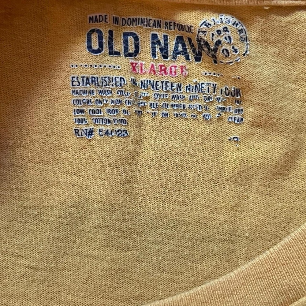 Old Navy Retro Style Short Sleeve T-Shirt Men's Size XL Surf Summer - Picture 3 of 3